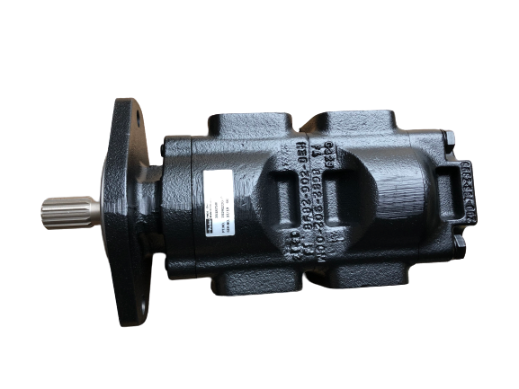 Genuine Parker / Massey Ferguson -Terex 3518758M91 Twin Hydraulic Pump 37 + 29 CC/REV - Unwin Hydraulic Engineering