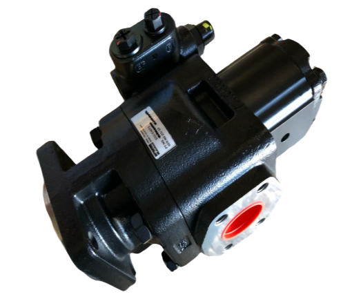 332/E6671 Genuine Parker / JCB  Loadall Twin Hydraulic pump 45 + 16 CC/REV - Unwin Hydraulic Engineering