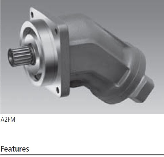 A2FM200/6.1WPAB016 REXROTH BRUNENINGHAUS HYDROMATIK PISTON MOTOR