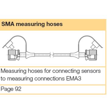 SMA3-2000CF 2000mm SMA Pressure Test hose M16 x 2 both ends
