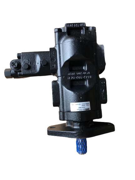 FERMEC - Massey Ferguson - Terex 3518079M93 Twin Hydraulic Pump + Unloader valve   37 + 29 CC/REV - Unwin Hydraulic Engineering