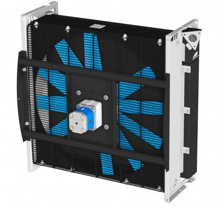ASA0467 Hydraulic motor Air Blast Oil Cooler ASA0467AH11 0.8KW - Unwin Hydraulic Engineering