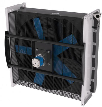 ASA0727 Hydraulic motor Air Blast Oil Cooler ASA0727AH11 2.3KW - Unwin Hydraulic Engineering