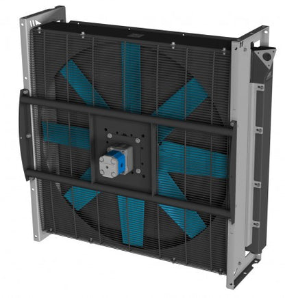 ASA0927 Hydraulic motor Air Blast Oil Cooler ASA0927AH11 1.1KW - Unwin Hydraulic Engineering